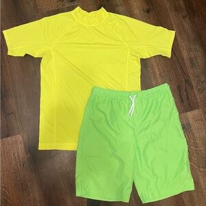 Boys Lands End Swimsuit Size L 14-16